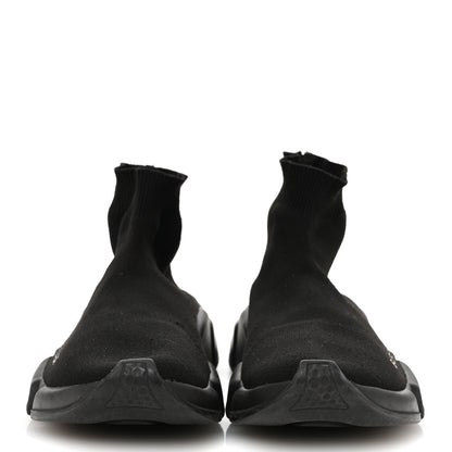 Balenciaga Neoprene Knit Womens Speed Sneakers 37 Black 3 of 9