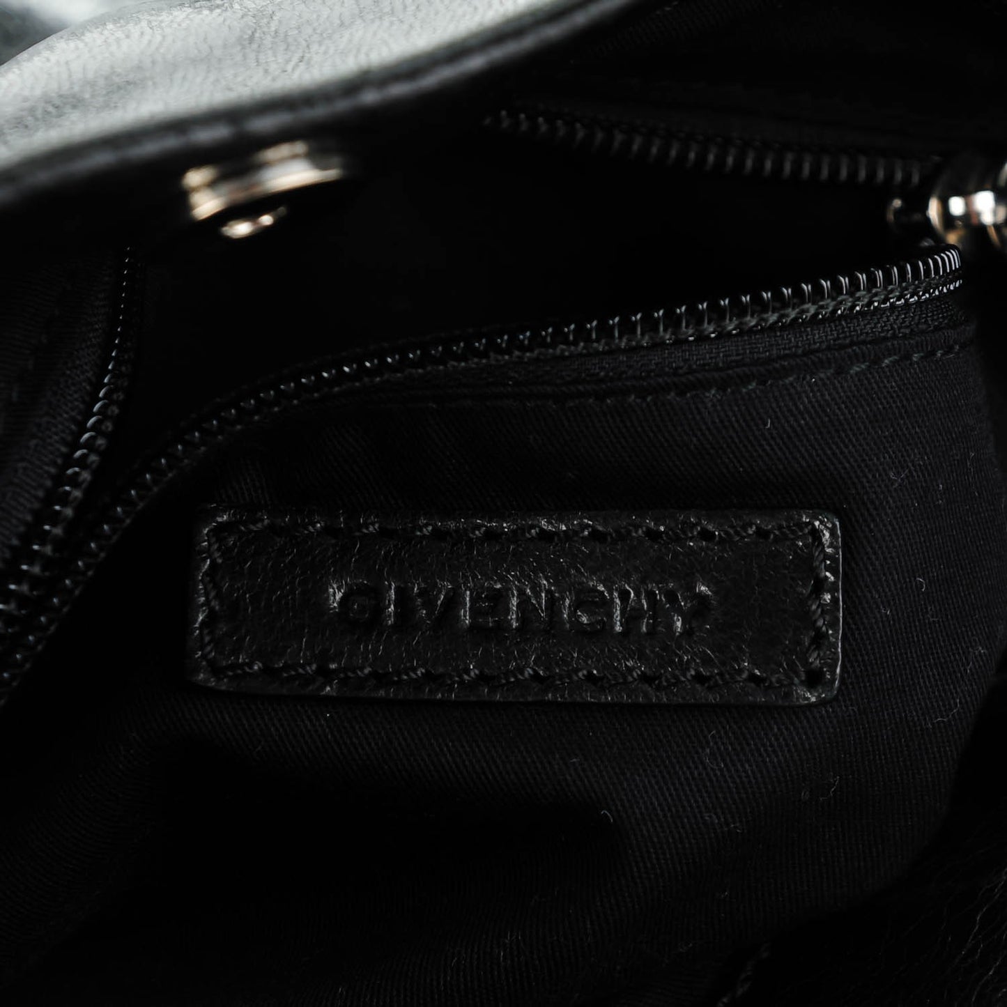 Crinkled Patent Lace Up Eclipse Hobo Black