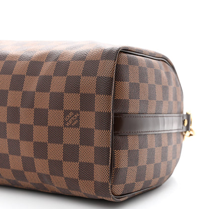 Louis Vuitton Damier Ebene Speedy Bandouliere 25 10 of 11