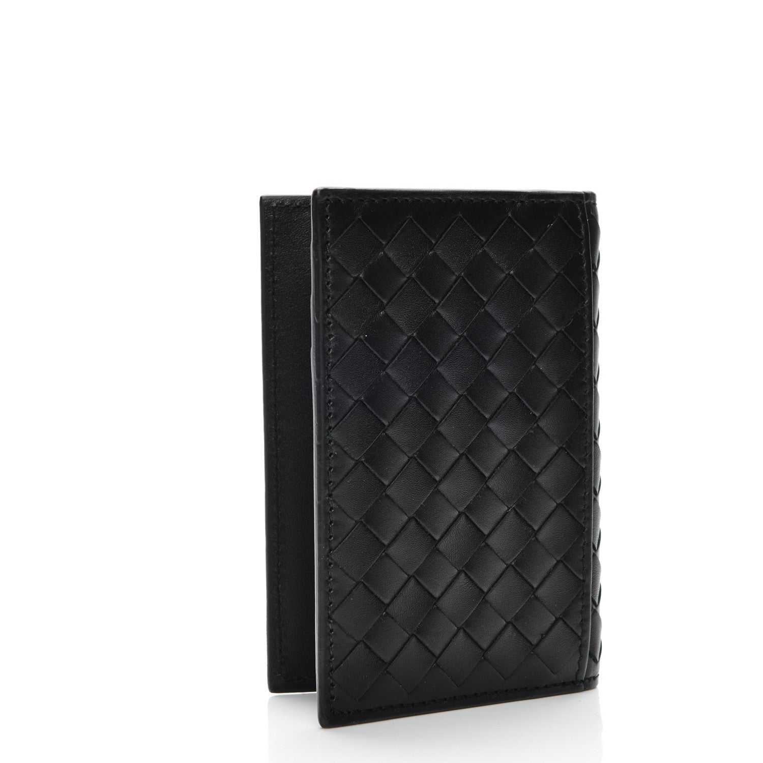 Bottega Veneta Intrecciato VN Card Case Nero Black 3 of 7