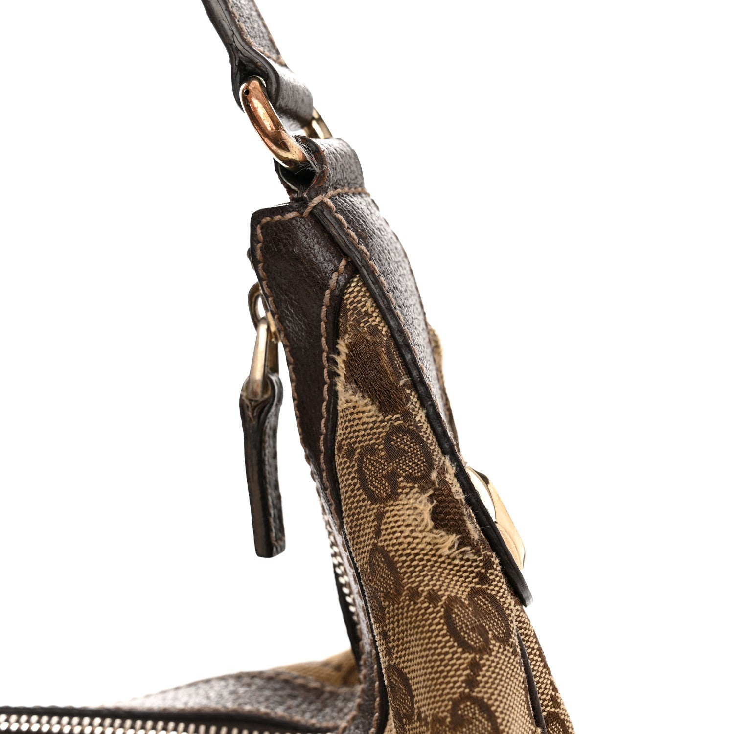 Gucci GG Monogram Medium Charmy Hobo Dark Brown 21 of 21