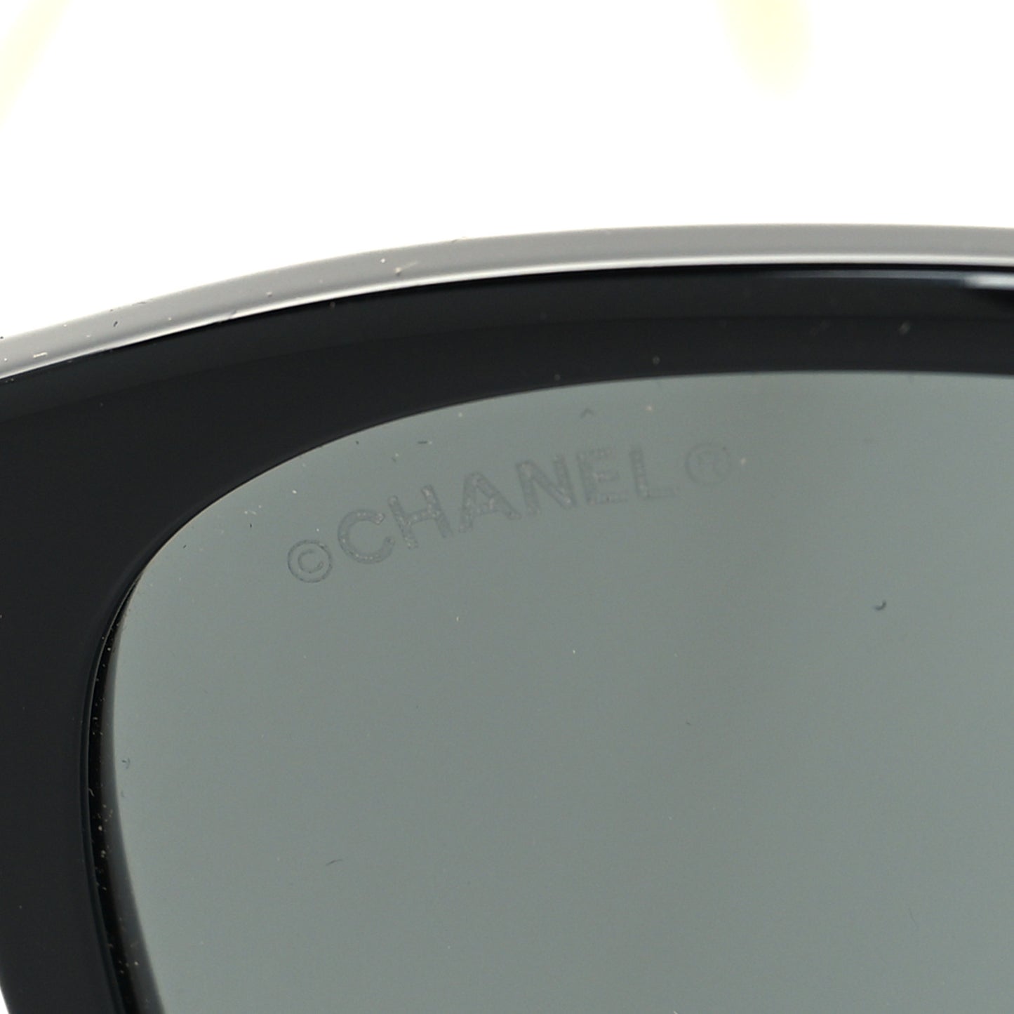 Acetate Metal Butterfly Sunglasses 5459-A Black Gold