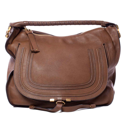 Chloe Leather Large Marcie Hobo 1 of 10