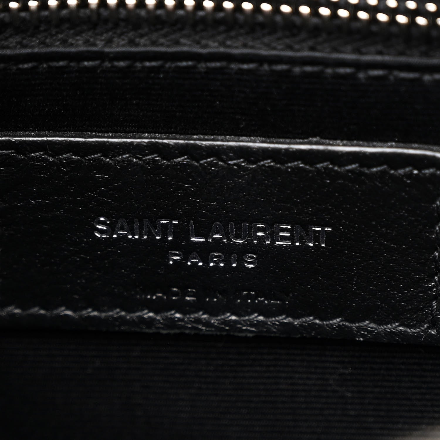 Saint Laurent Calfskin Y Quilted Monogram Medium Loulou Chain Satchel Black 7 of 12