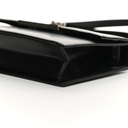 Salvatore Ferragamo Calfskin Gancio Shoulder Bag Black 9 of 12