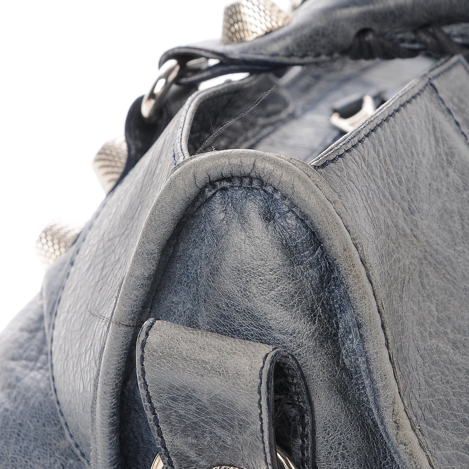 Balenciaga Agneau Giant 21 Silver Hardware Part Time Bleu Roi 9 of 10
