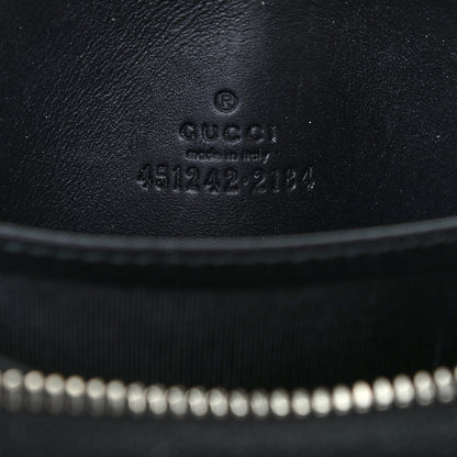Gucci GG Supreme Monogram Zip Around Card Case Black 6 of 6