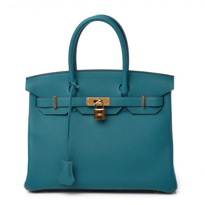 Hermes Togo Birkin 30 Cobalt 1 of 11