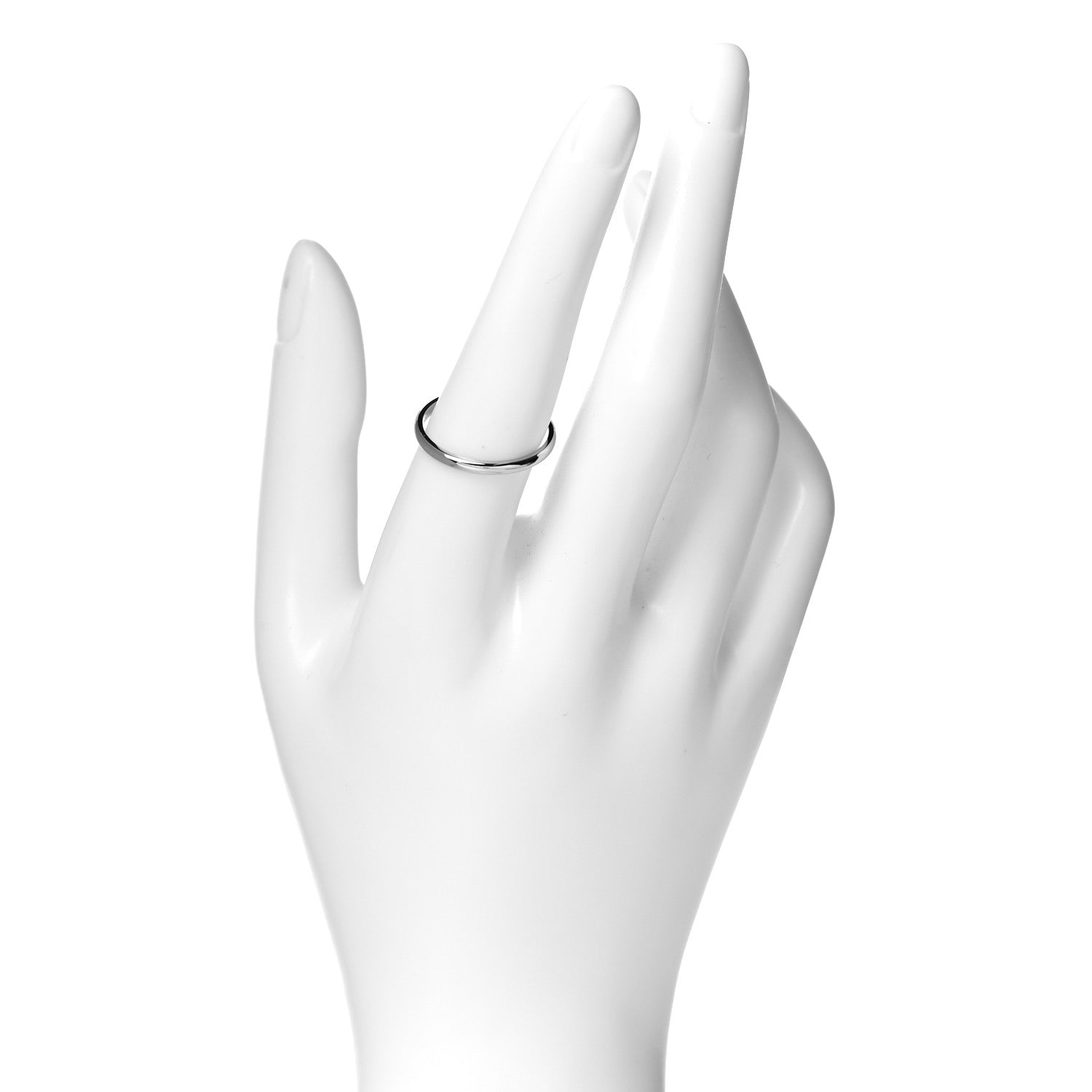 Cartier Platinum 2mm 1895 Wedding Band Ring 57 8 2 of 6