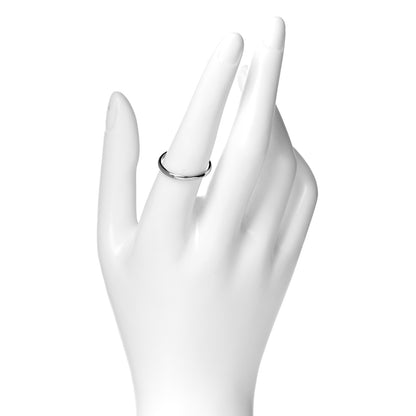 Cartier Platinum 2mm 1895 Wedding Band Ring 57 8 2 of 6