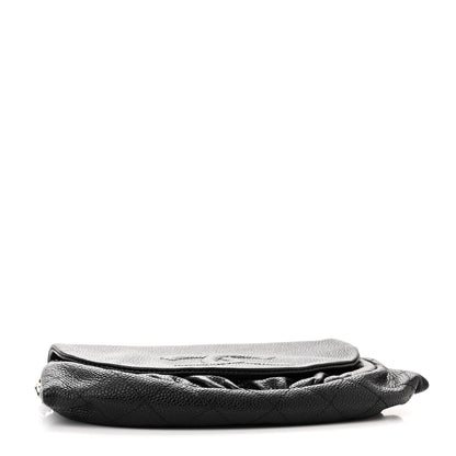 Chanel Caviar Half Moon Wallet On Chain WOC Black 4 of 13