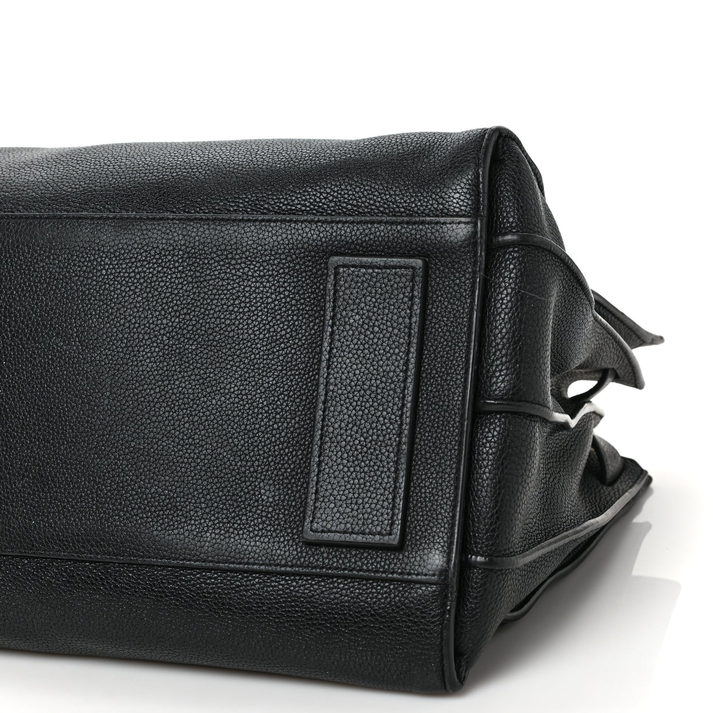 Grained Calfskin Medium Souple Sac De Jour Black