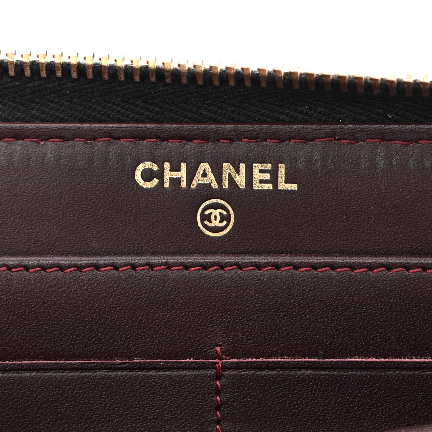 Chanel Caviar Quilted Large Gusset Zip Around Wallet Black 6 of 19