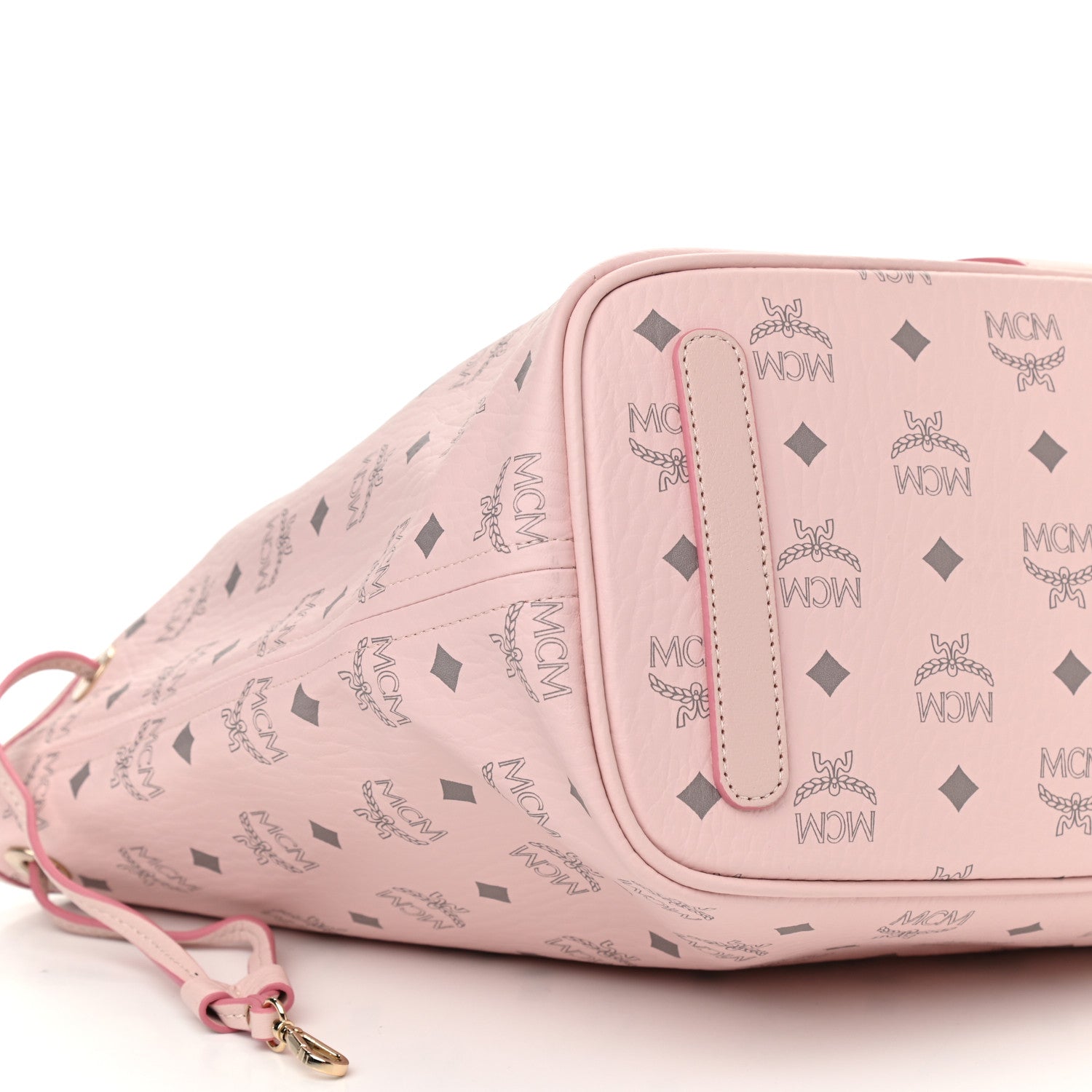 MCM Visetos Medium Liz Reversible Shopper Tote Powder Pink 13 of 16