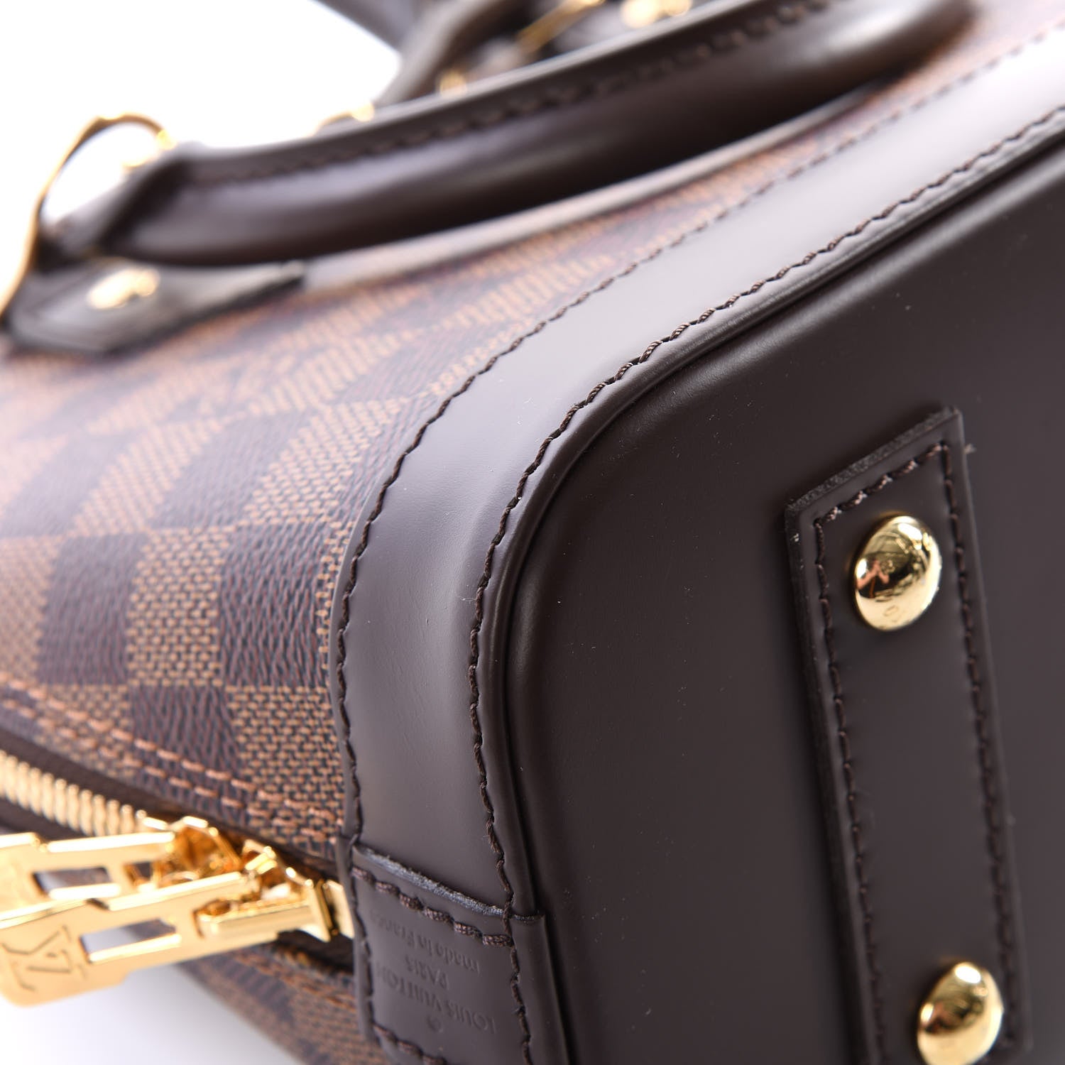Louis Vuitton Damier Ebene Alma BB 7 of 12