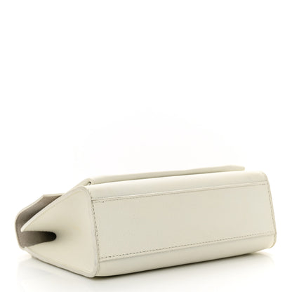 Louis Vuitton LOUIS VUITTON Soft Calfskin Mylockme Chain Bag BB White 8 of 11