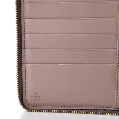 Gucci Patent Soho Zip Around Wallet Dark Cipria 7 of 11