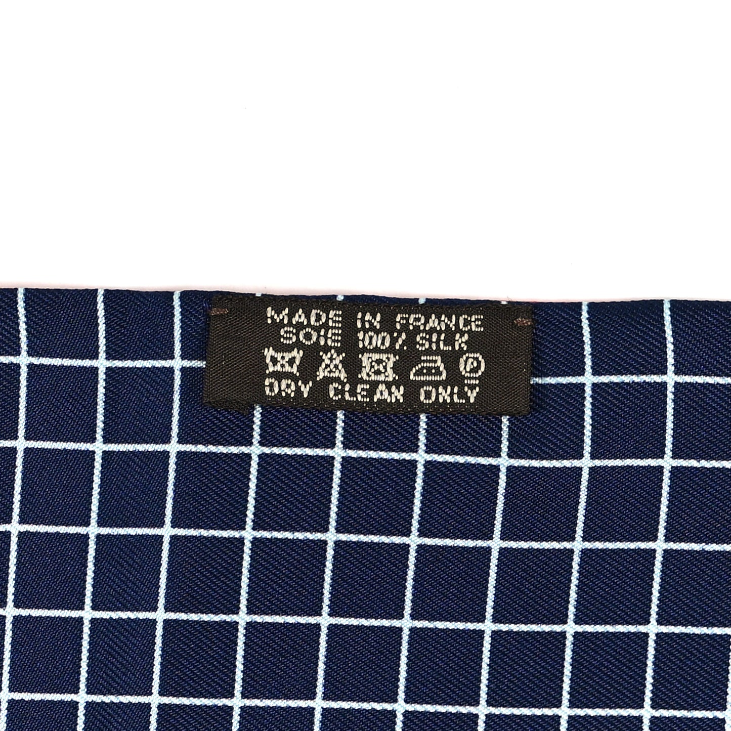 Silk Couvertures et Tenues de Jour a Carreaux Maxi Twilly Cut Vermillon Marine Ciel