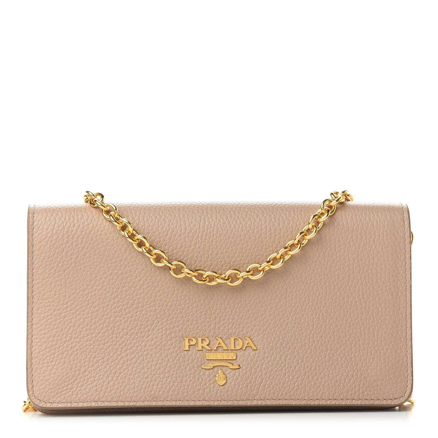 Prada Vitello Daino Chain Wallet Cammeo 1 of 7