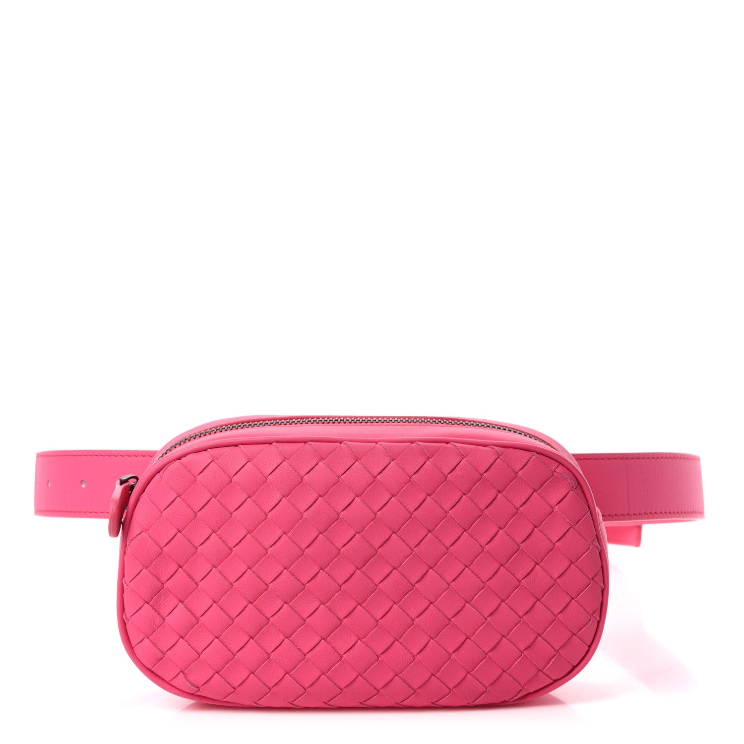 Bottega Veneta Nappa Intrecciato Belt Bag Rosa Shock 1 of 9