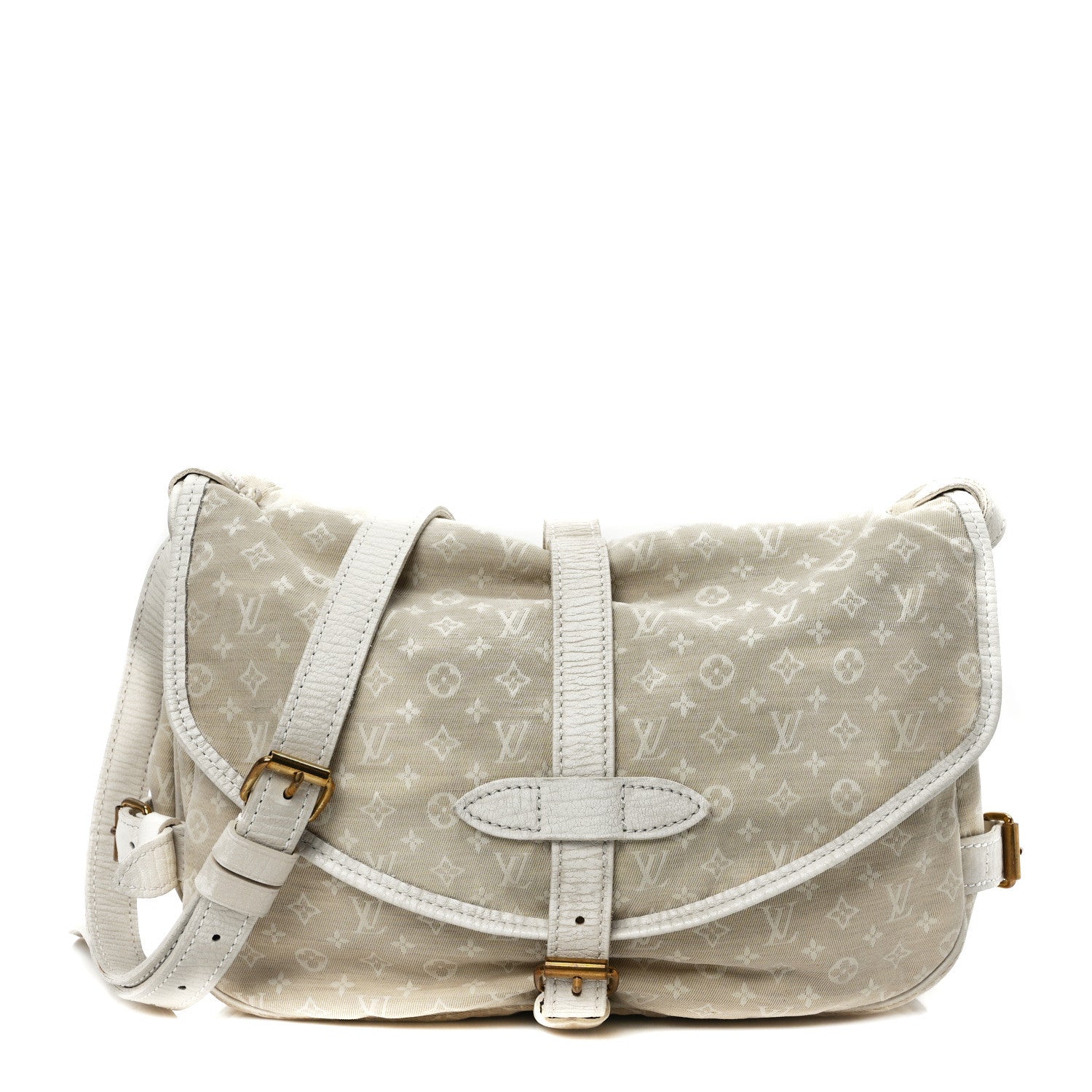 Louis Vuitton Monogram Mini Lin Saumur Dune 1 of 9