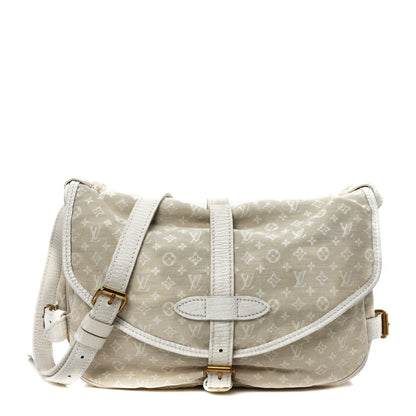 Louis Vuitton Monogram Mini Lin Saumur Dune 1 of 9