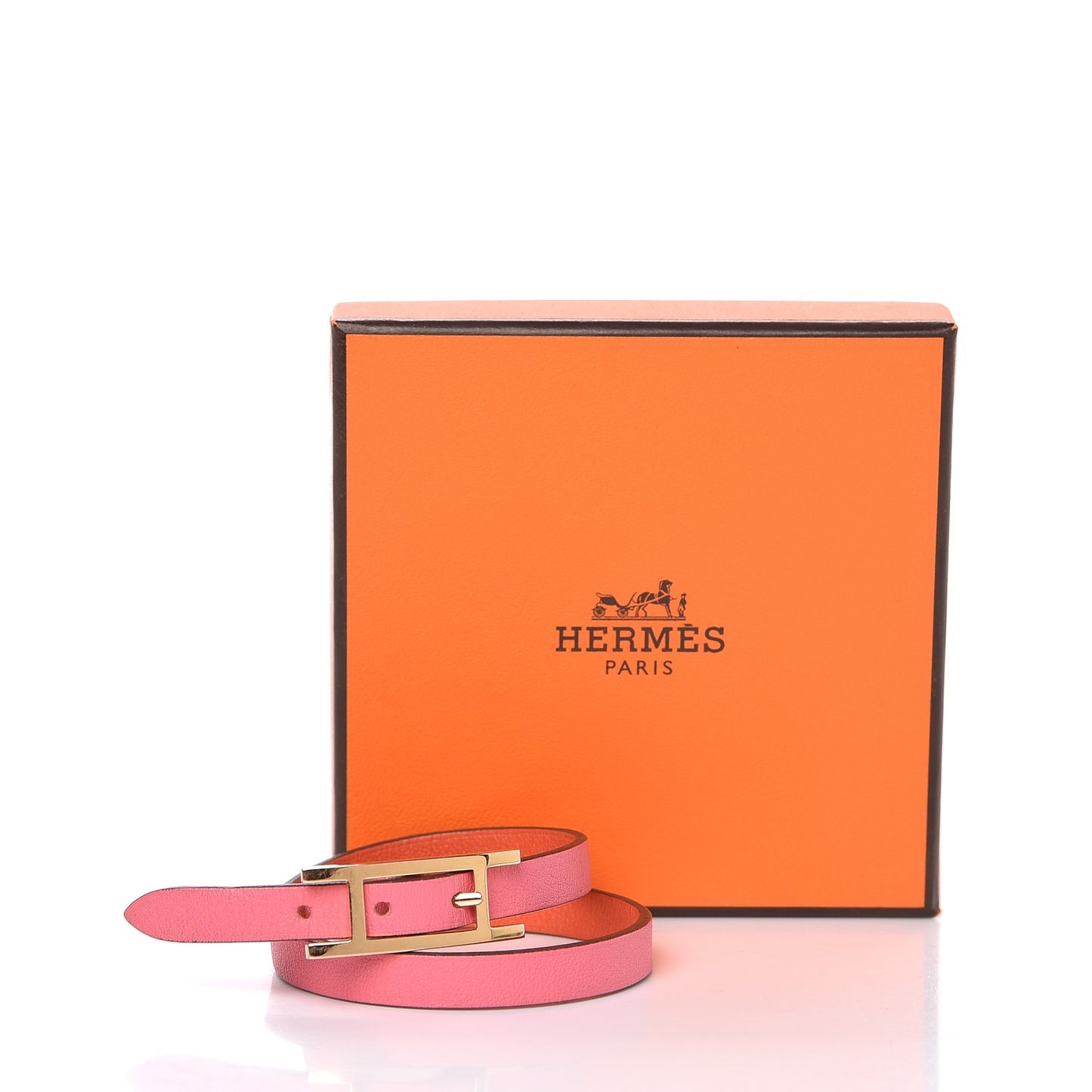 Swift Behapi Double Tour Reversible Bracelet XS Rose Azalee Orange Poppy