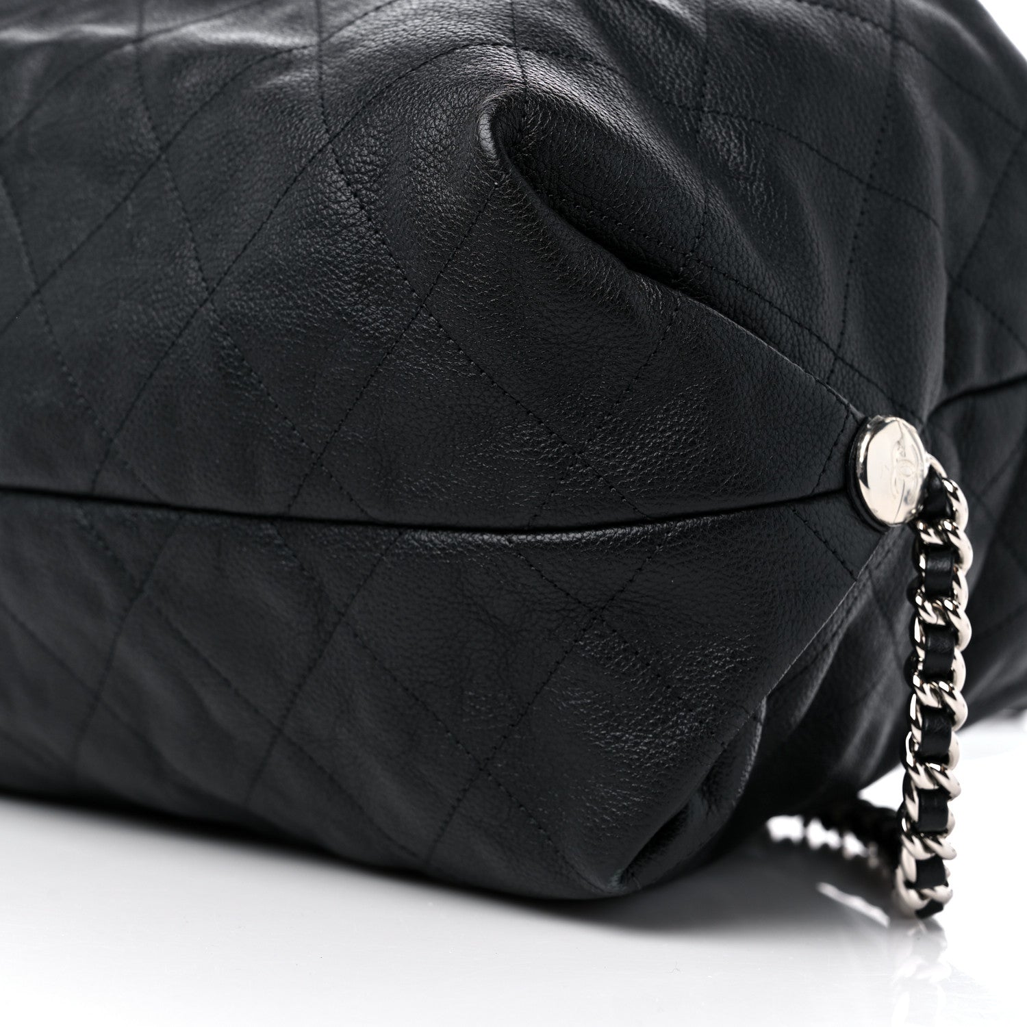 Chanel Grained Calfskin Stitched Braided With Style Backpack Black 9 of 9