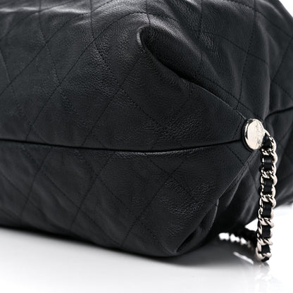 Chanel Grained Calfskin Stitched Braided With Style Backpack Black 9 of 9