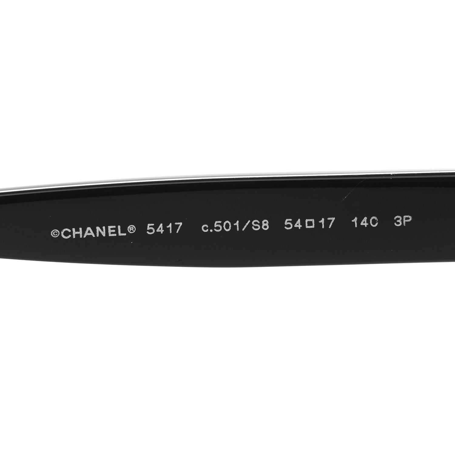 Chanel Acetate Polarized Square Sunglasses 5417 Black 6 of 8