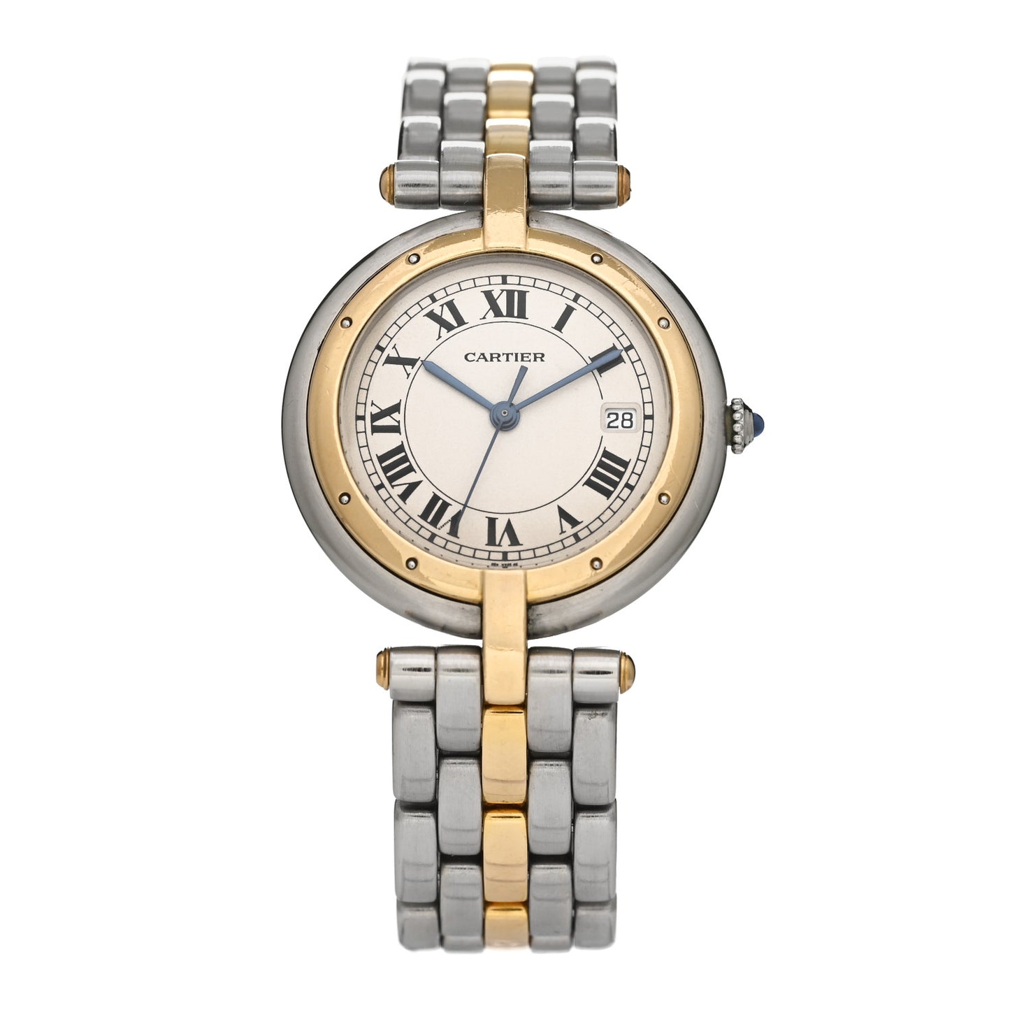 Stainless Steel 18K Yellow Gold 29mm Panthere Vendome Quartz Watch