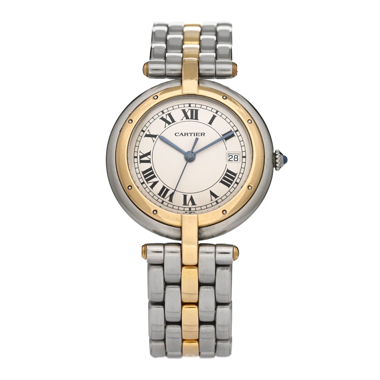 Cartier Stainless Steel 18K Yellow Gold 29mm Panthere Vendome Quartz Watch 1 of 5