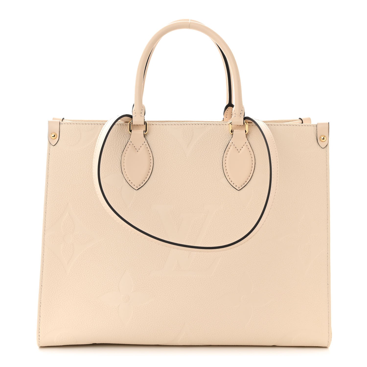 Louis Vuitton Empreinte Monogram Giant Onthego MM Creme 1 of 9