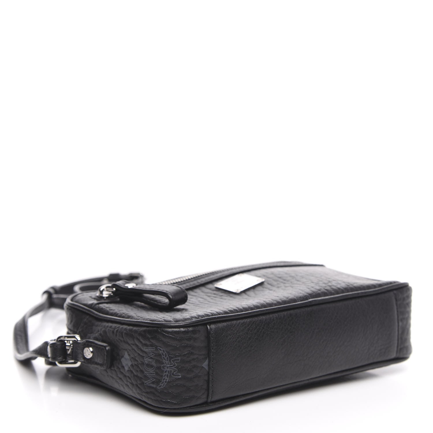 MCM Visetos Small Heritage Line Camera Crossbody Bag Black 4 of 9