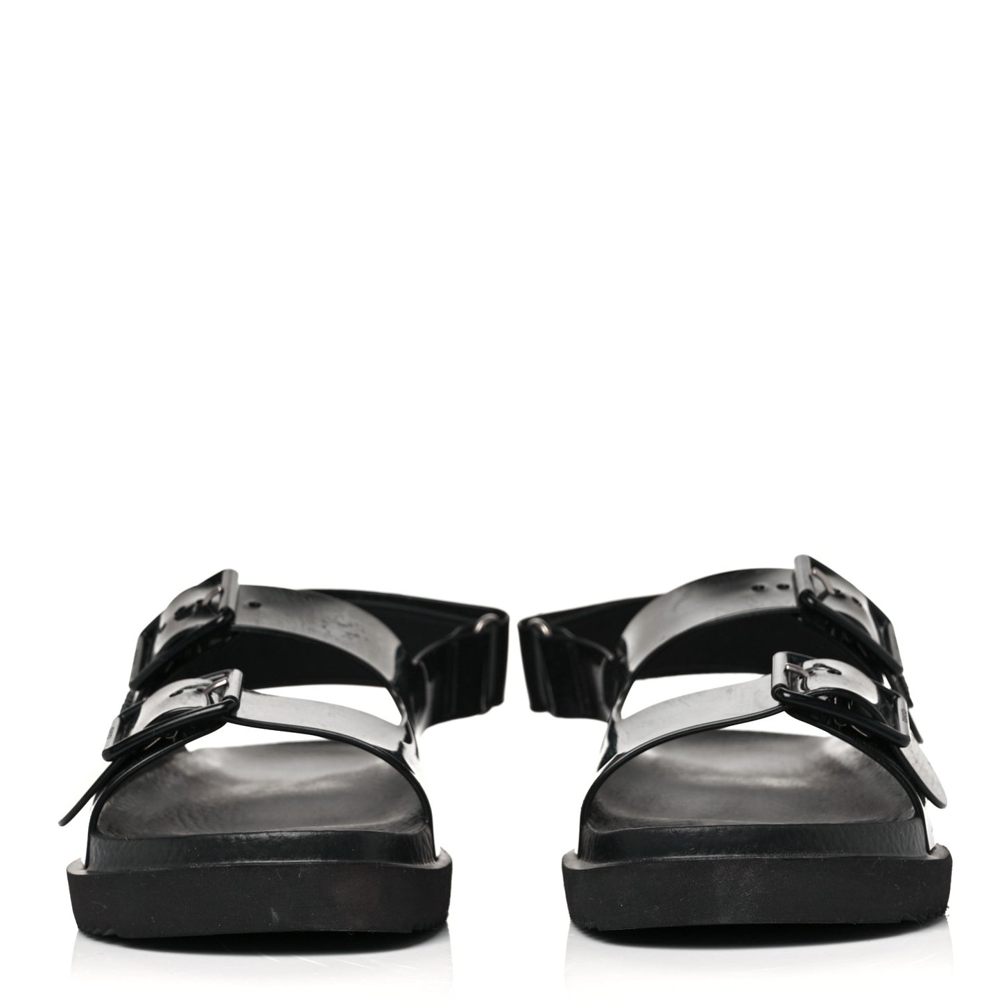 Rubber Mini Double G Womens Isla Dad Sandals 38 Black