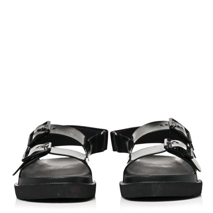 Gucci Rubber Mini Double G Womens Isla Dad Sandals 38 Black 2 of 7