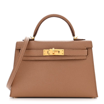 Hermes Chevre Mysore Mini Kelly Sellier 20 Quebracho 1 of 10
