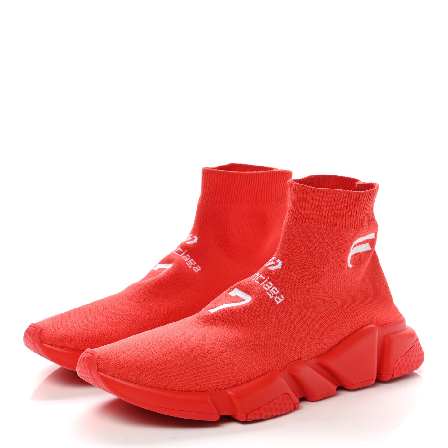 Neoprene Knit Soccer Mens Speed Sneakers 43 Intense Red White