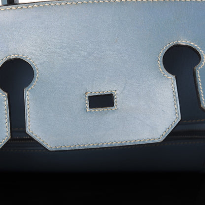 Hermes Box Birkin 35 Blue Jean 17 of 26
