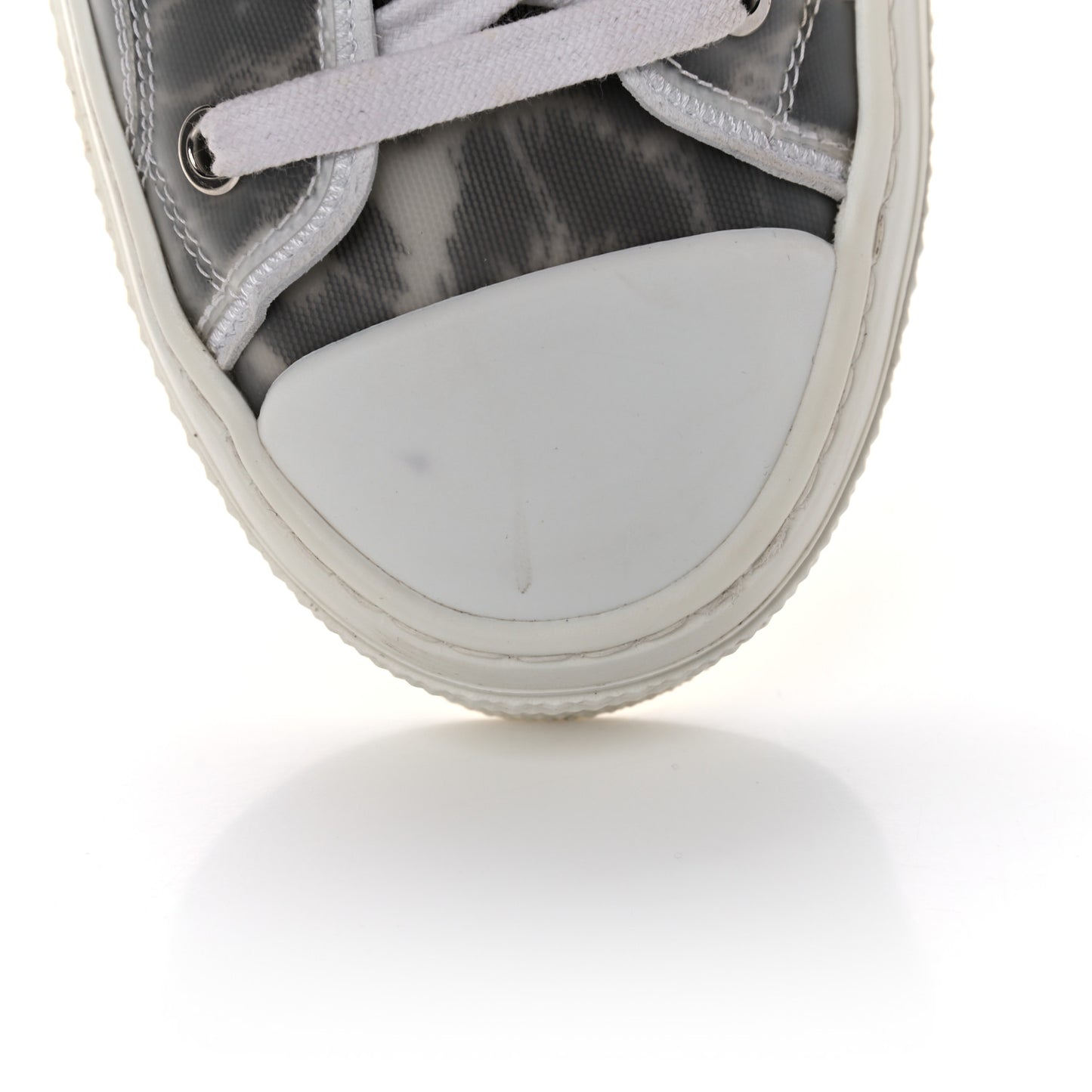 Canvas Leopard Print Womens B23 High Top Sneakers 39 White