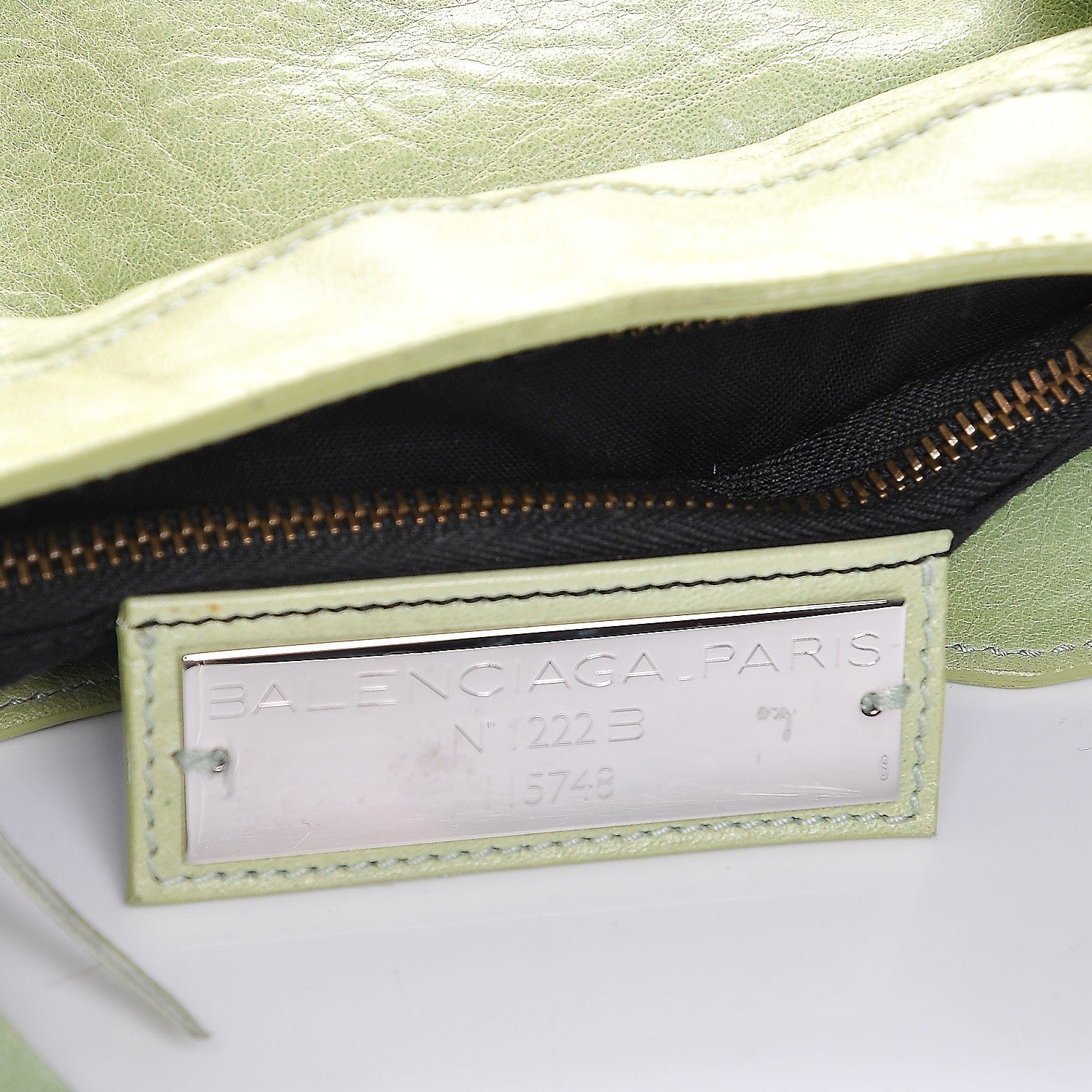 Balenciaga Chevre Classic Hardware City Pistachio 7 of 10