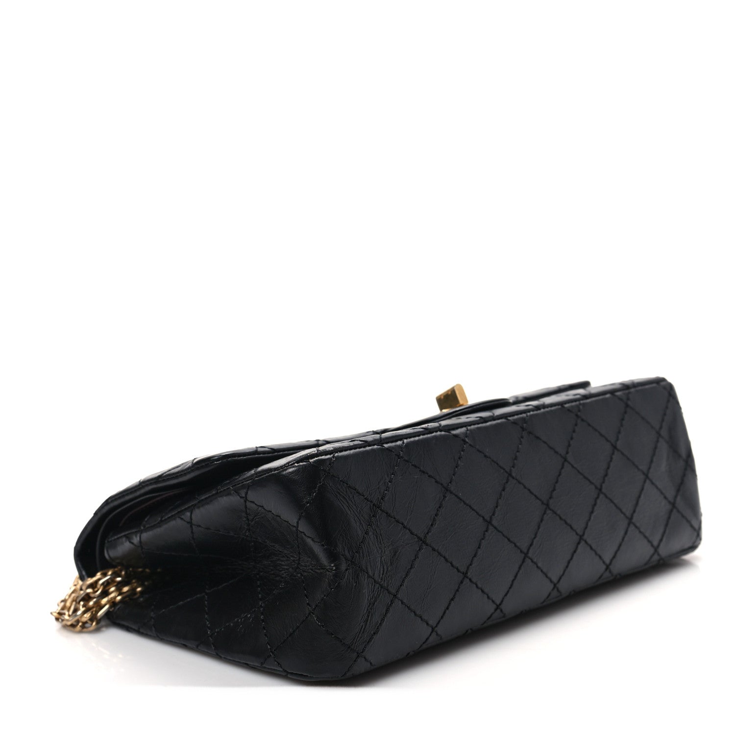 Chanel Aged Calfskin Quilted 2.55 Reissue 225 Flap Black 4 of 7