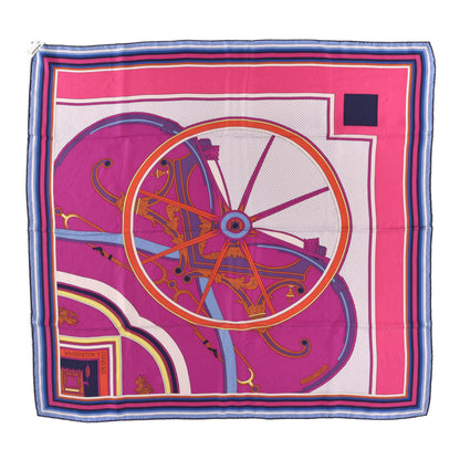 Hermes Silk Washingtons Carriage Scarf 90 Fuchsia Rose Vif 1 of 5