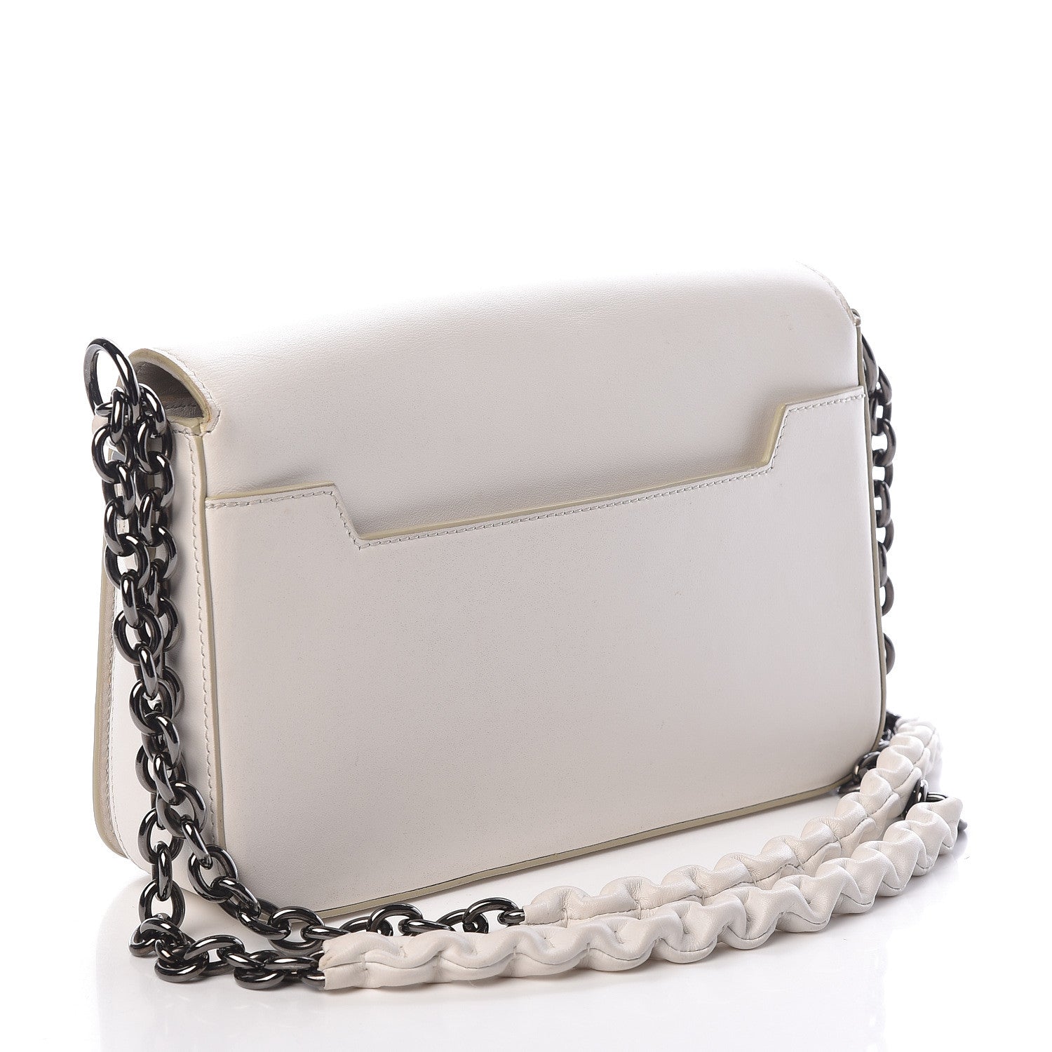 Tom Ford Calfskin Medium Natalia Chain Bag Chalk 3 of 8