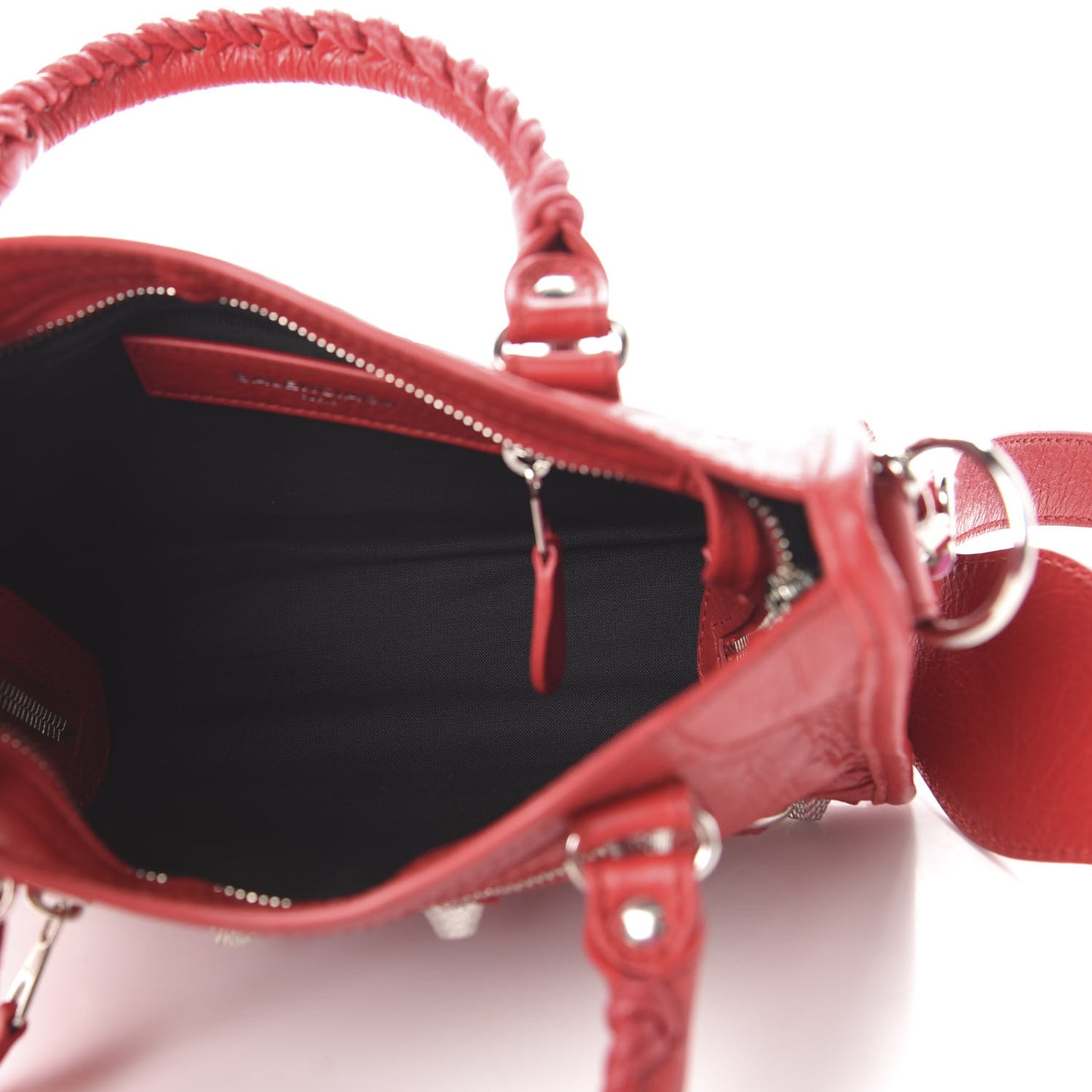 Agneau Giant 12 Silver Hardware Mini City Rouge Cardinal