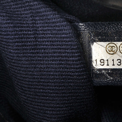 Chanel Lambskin Quilted Daily Zippy Crossbody Navy 8 of 9