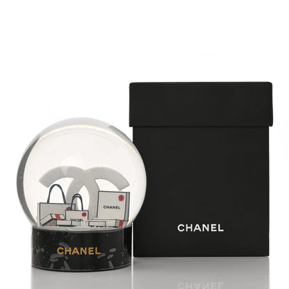 Chanel Glass CC Shopping Bag Snow Globe 8 of 8