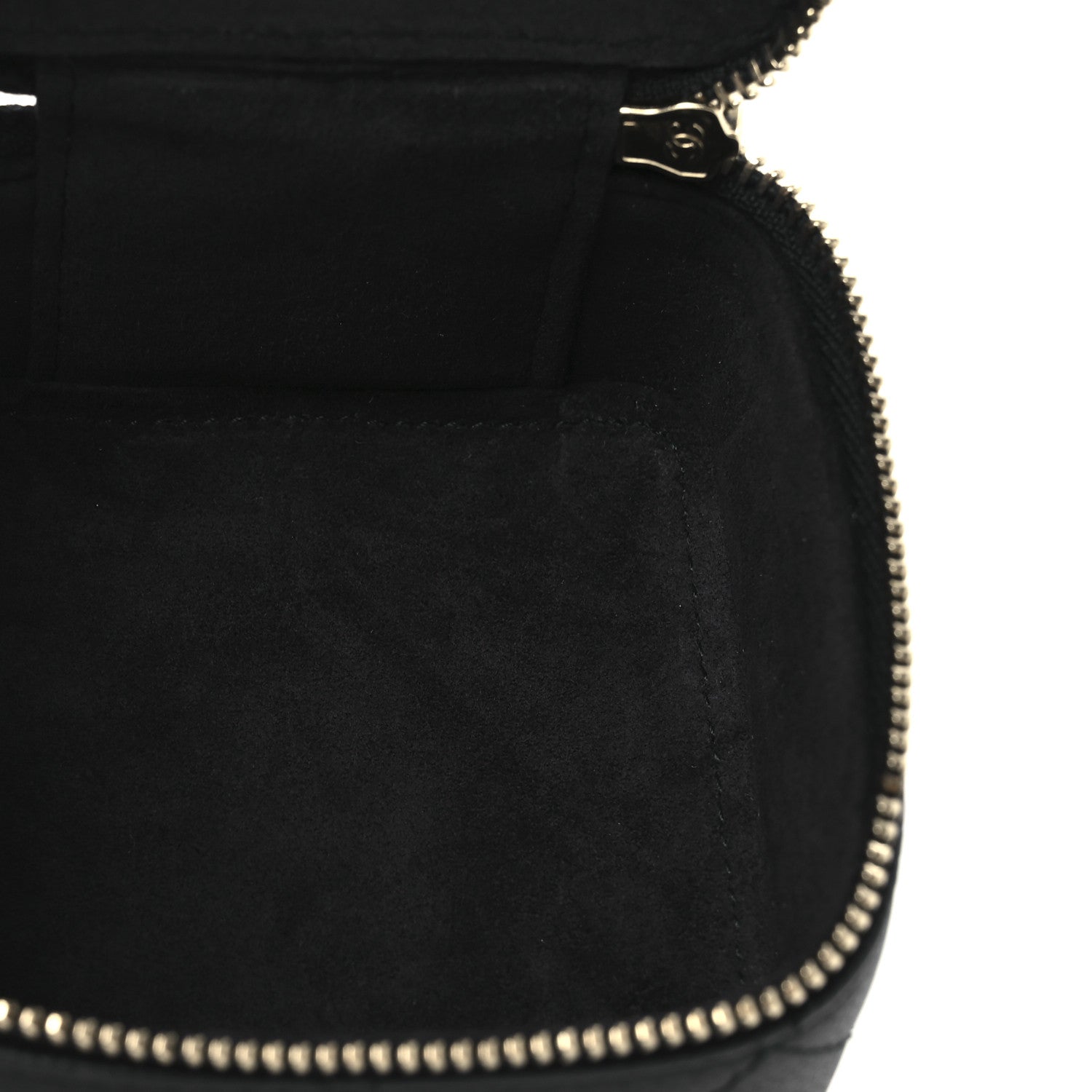 Chanel Caviar Quilted Jewelry Travel Case Black 5 of 8