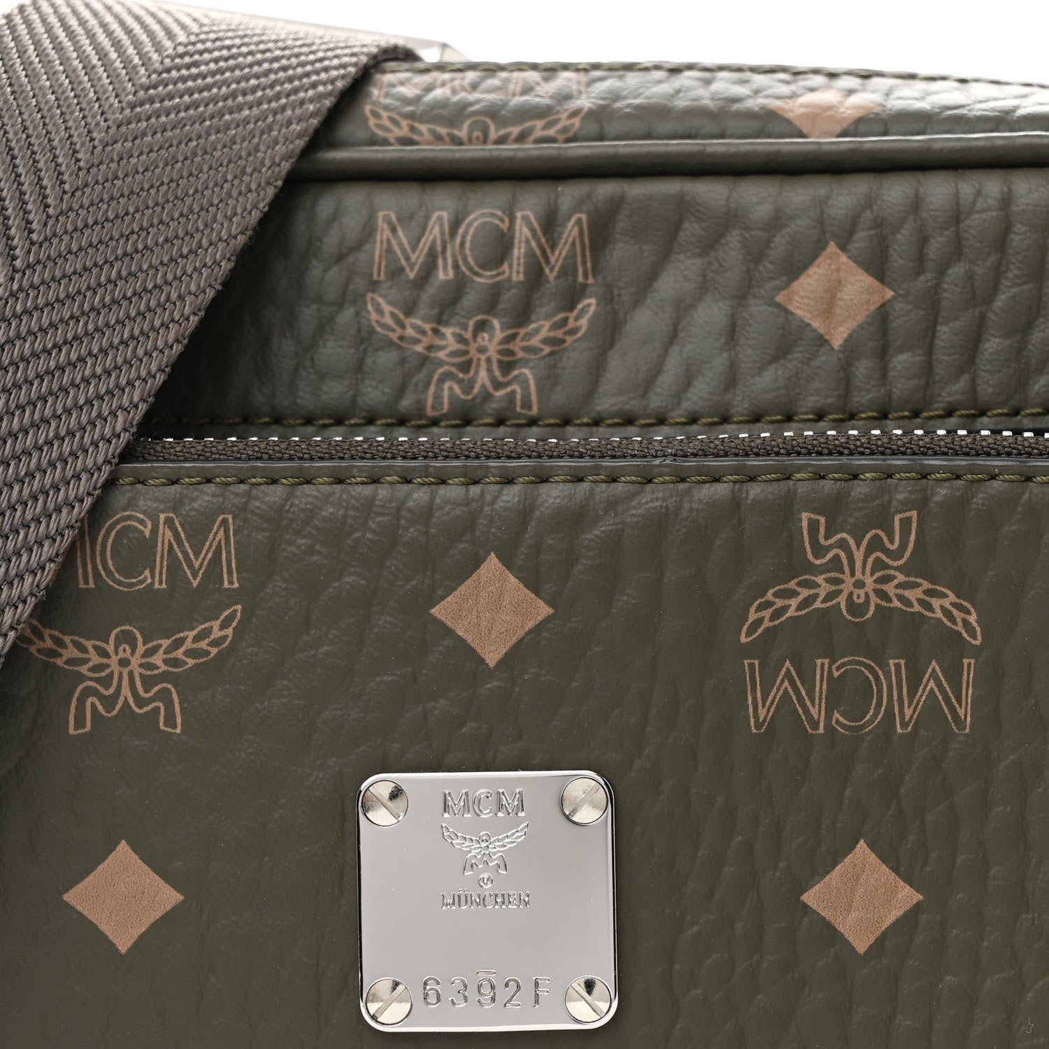 MCM Visetos Klassik Crossbody Bag Sea Turtle 7 of 10