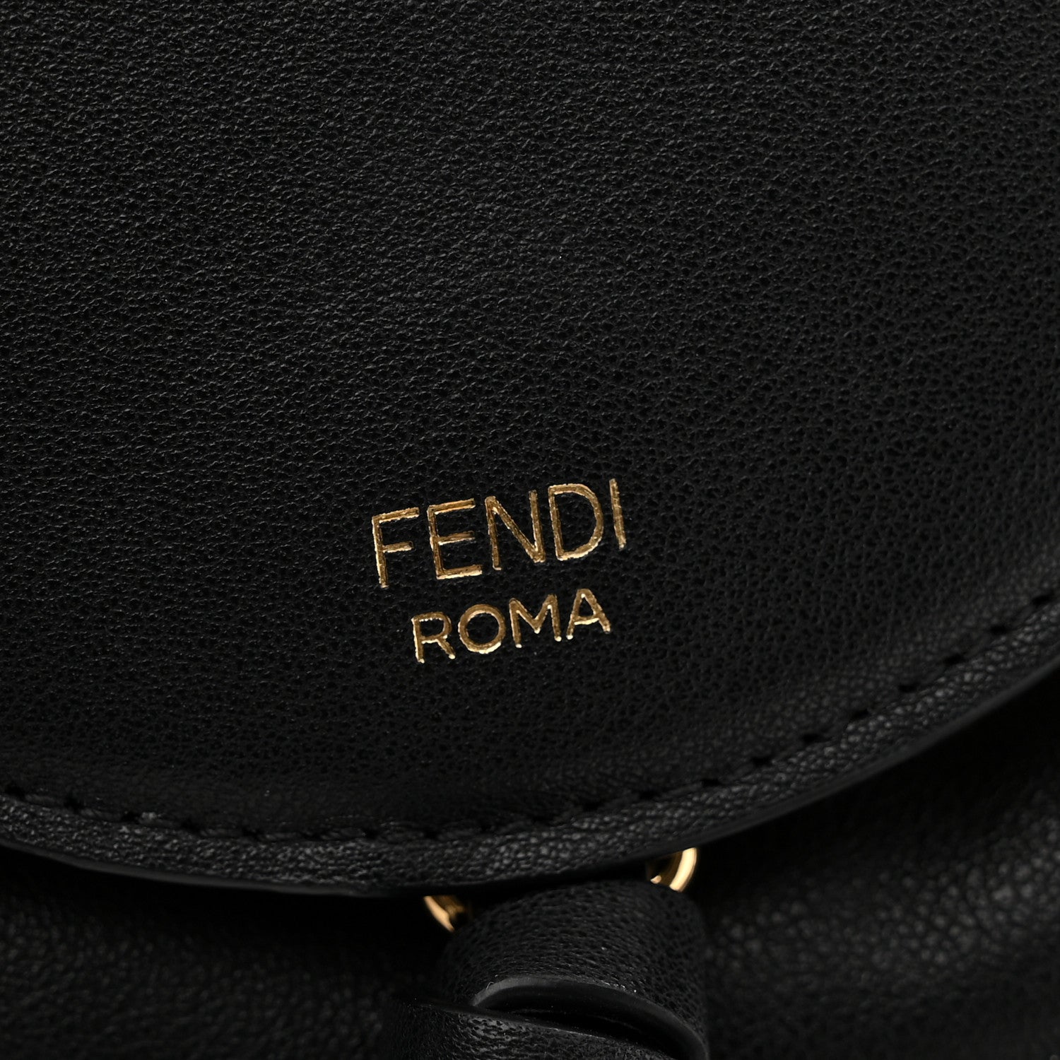 Fendi Calfskin Small Spy Black 6 of 10